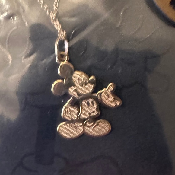 Disney Mickey Mouse Necklace 14K Gold Pendant 90 Years with Original Box and Tag - Picture 3 of 10